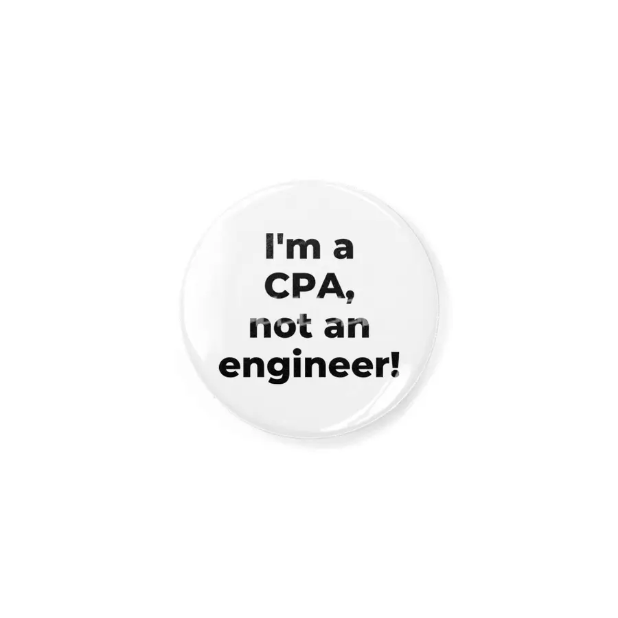 I'm a CPA, not an engineer! Rozet