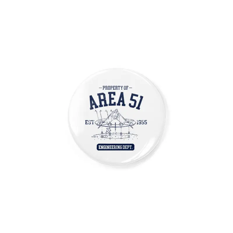 Property of Area 51 Engineering Dept Rozet