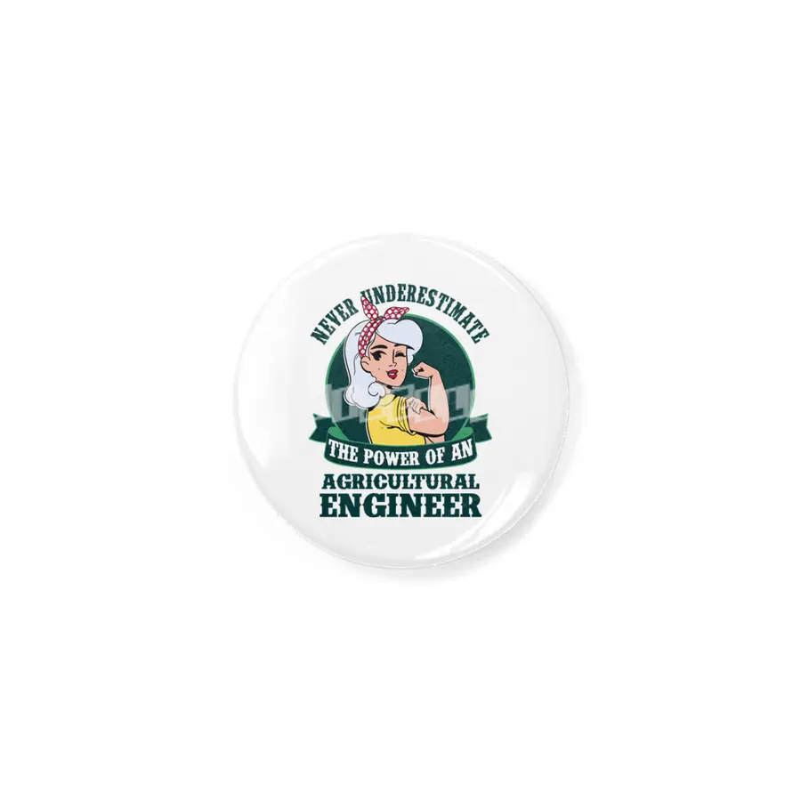 Agricultural Engineer Girl Power Rozet
