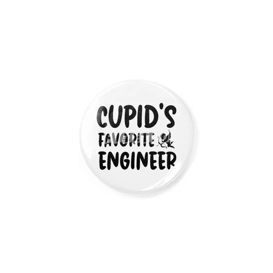 Cupids Favorite Engineer Funny Valentines Day Gift Rozet