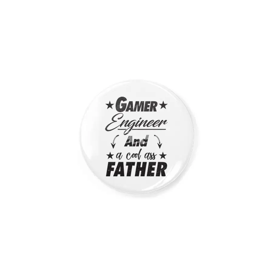 Gamer Engineer Father Rozet