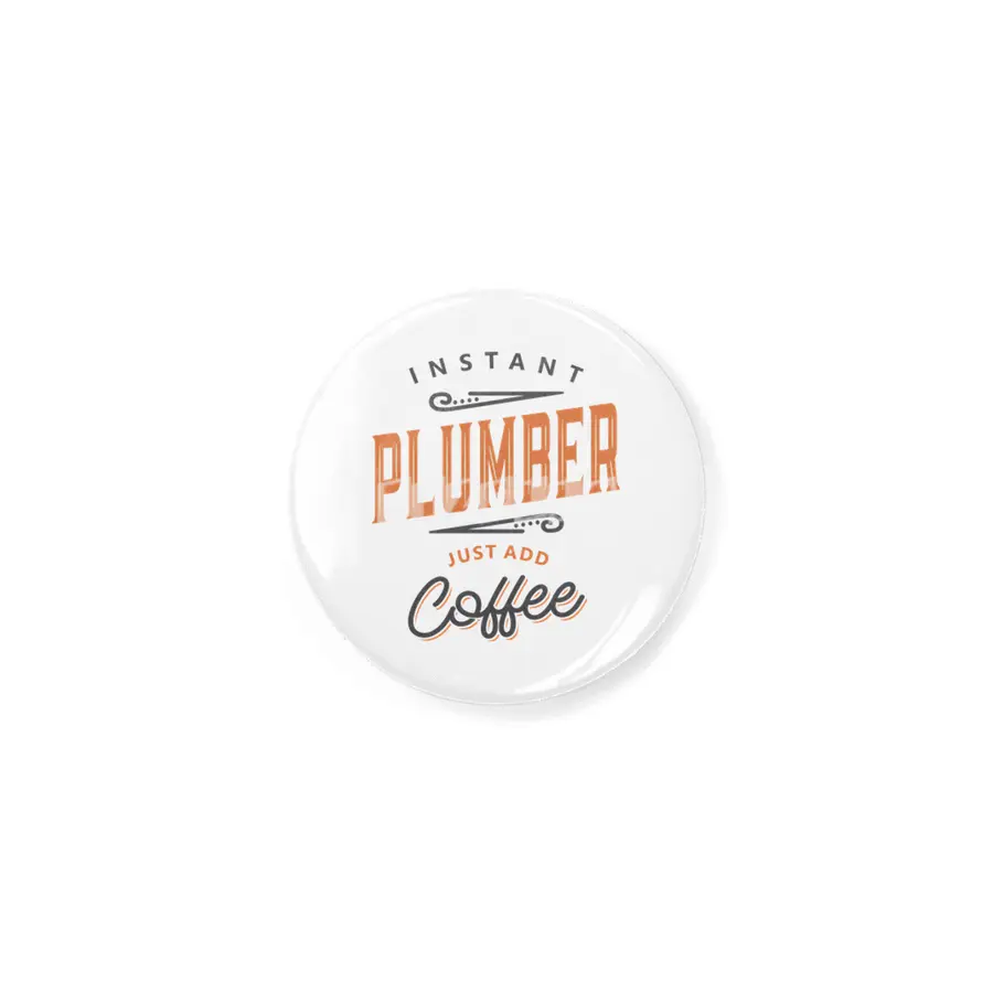 Plumber Funny Job Title Profession Birthday Worker Rozet