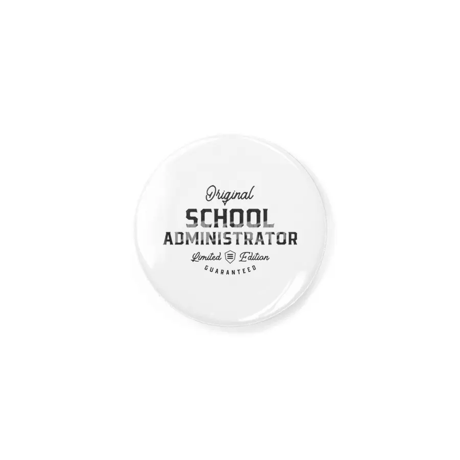 School Administrator Funny Job Title Profession Birthday Worker Rozet