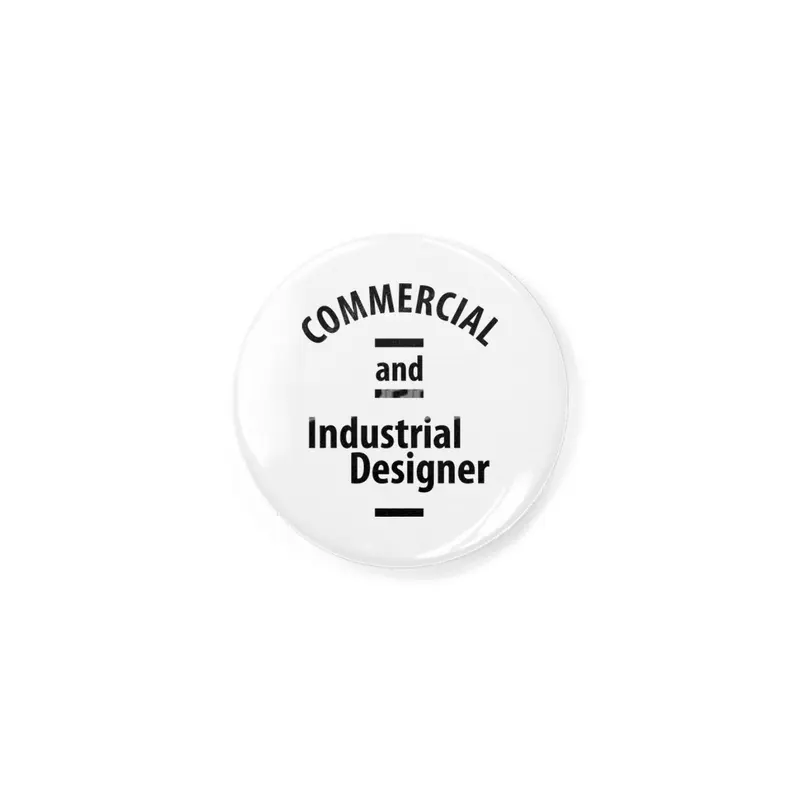 Commercial and Industrial Designer Job Title Gift Rozet