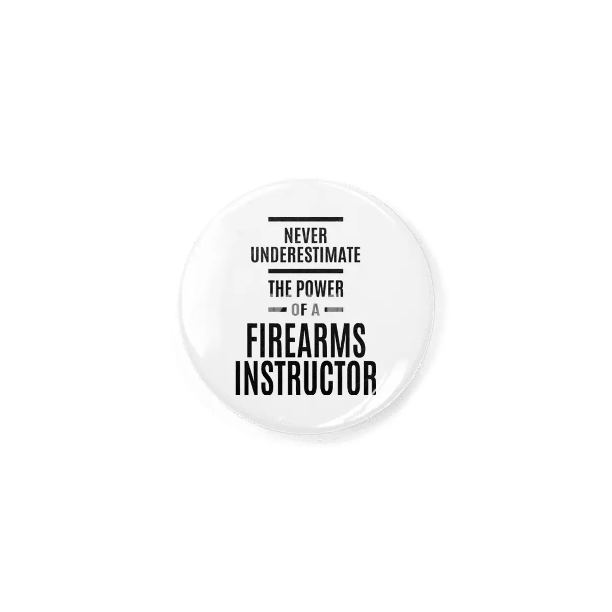 Firearms Instructor Job Title Gift Rozet