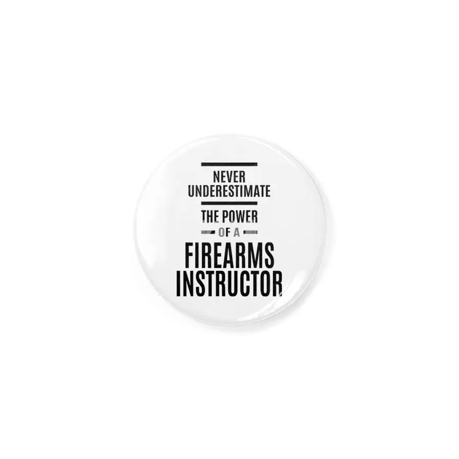 Firearms Instructor Job Title Gift Rozet
