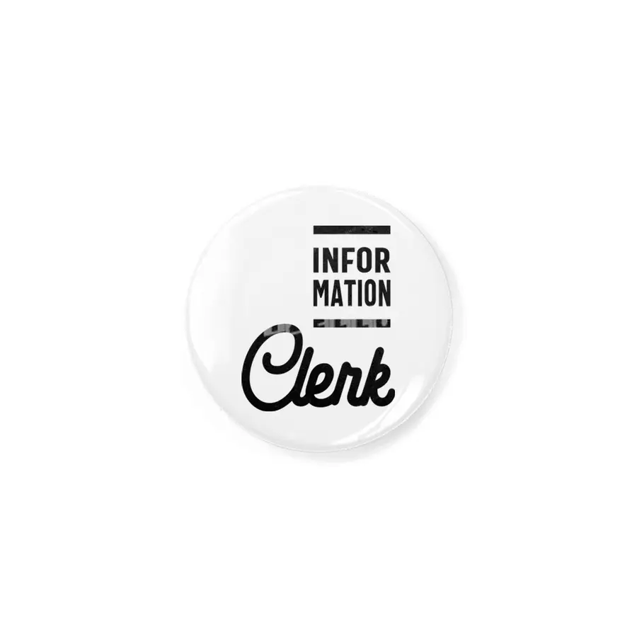 Information Clerk Work Job Title Gift Rozet