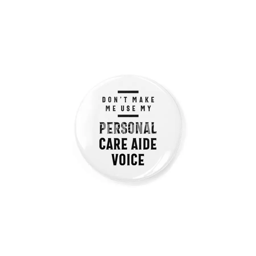 Personal Care AIDE Voice Job Title Gift Rozet