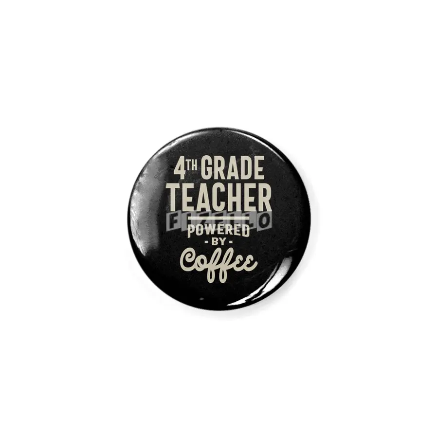 4th Grade Teacher Gift Funny Job Title Profession Occupation Rozet