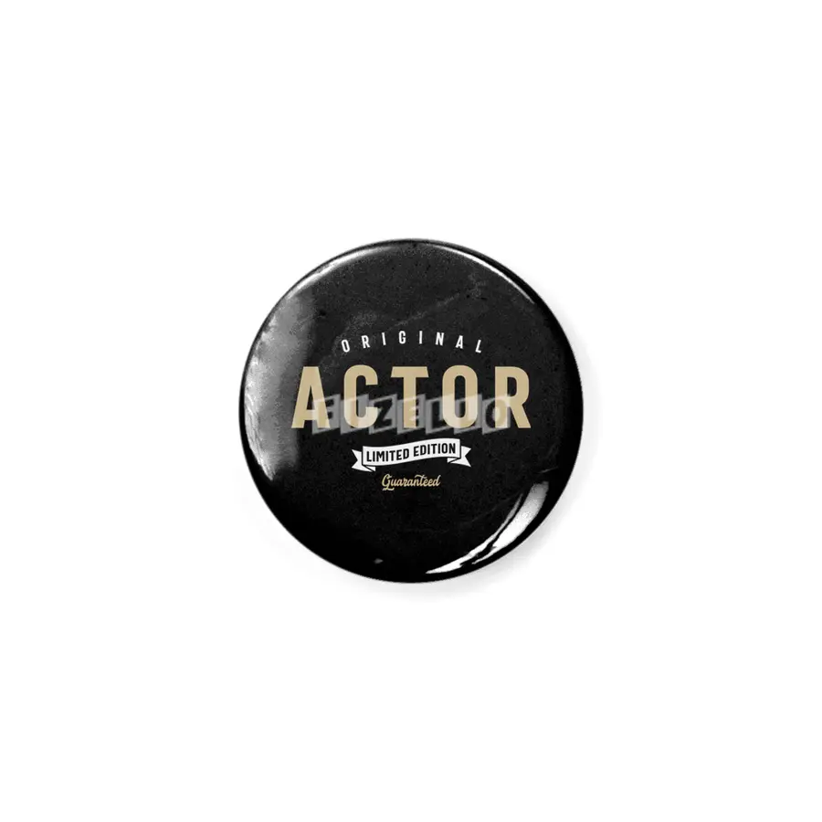 Actor Funny Job Title Profession Birthday Worker Rozet