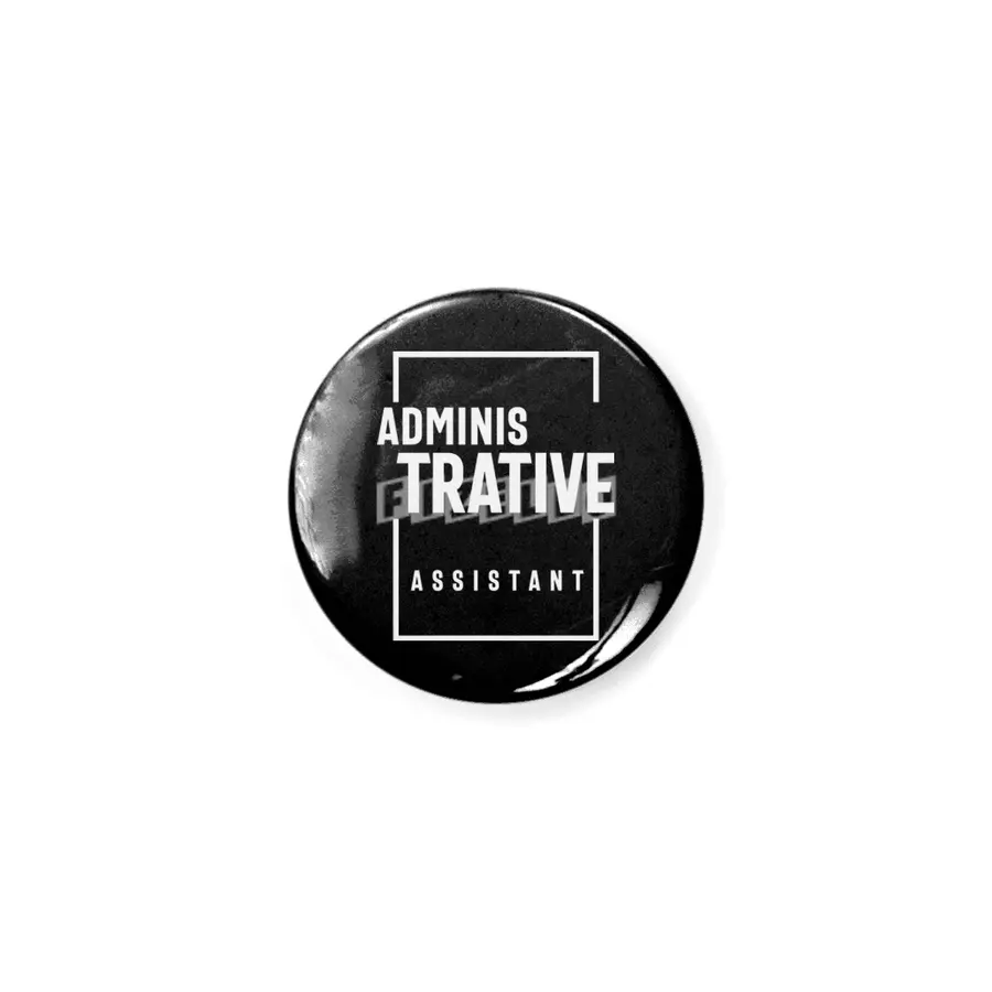 Administrative Assistant Gift Funny Job Title Profession Birthday Idea Rozet