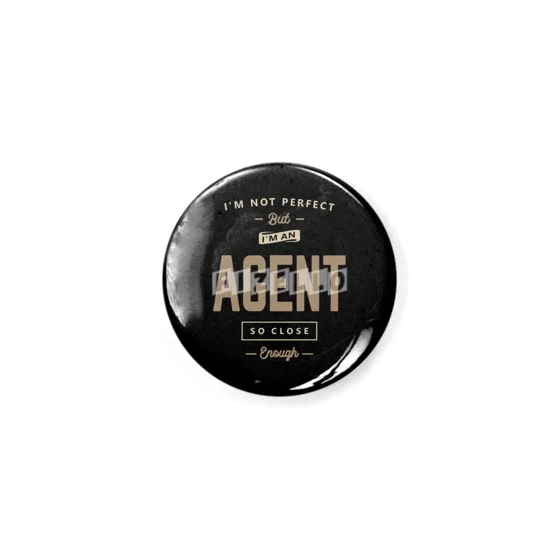 Agent Funny Job Title Profession Birthday Worker Rozet