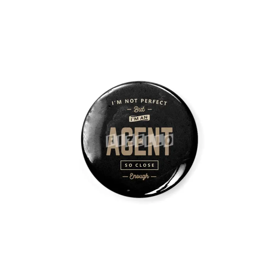 Agent Funny Job Title Profession Birthday Worker Rozet