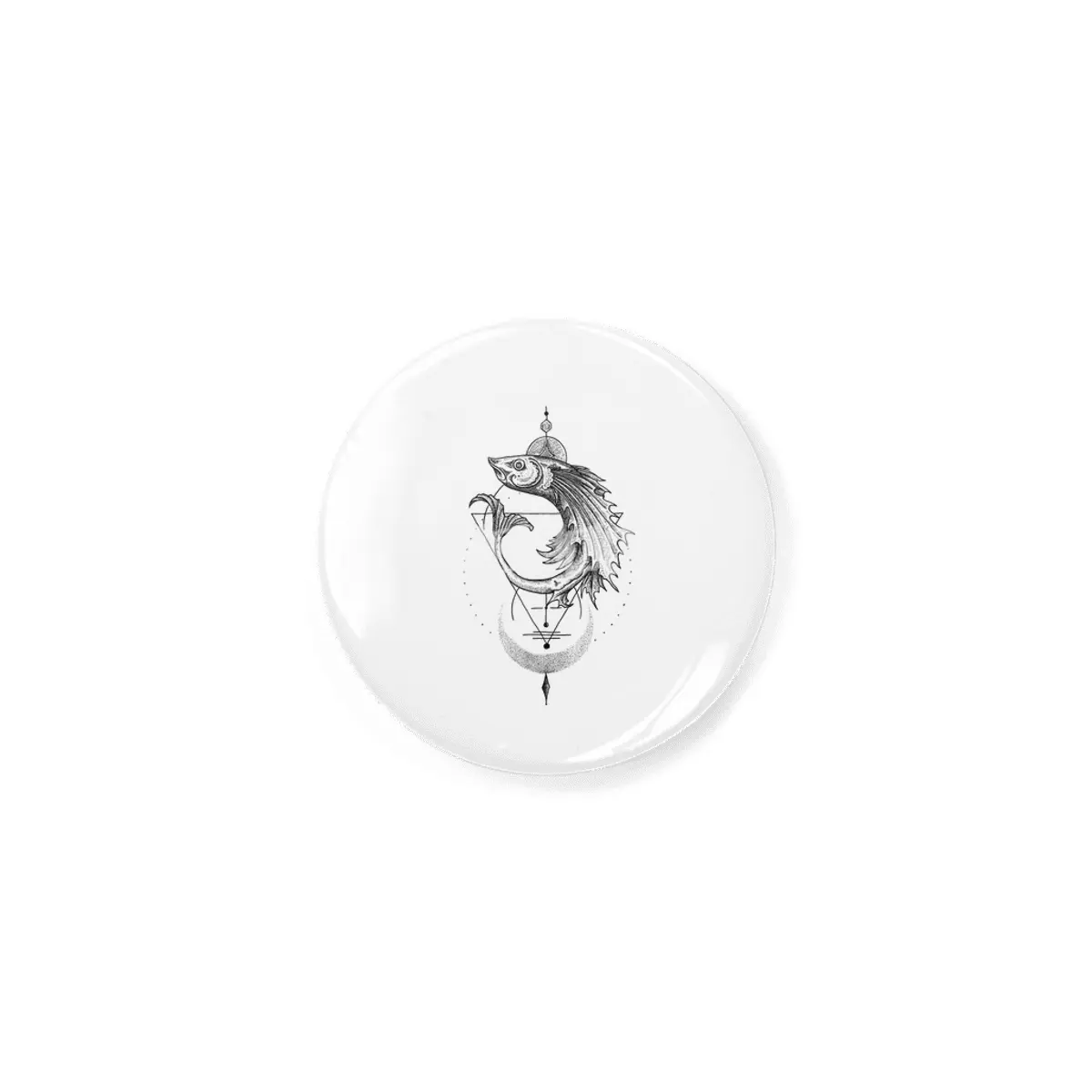 Geometric Fish Rozet