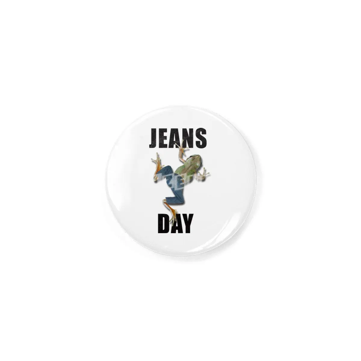 JEANS DAY (frog) Rozet