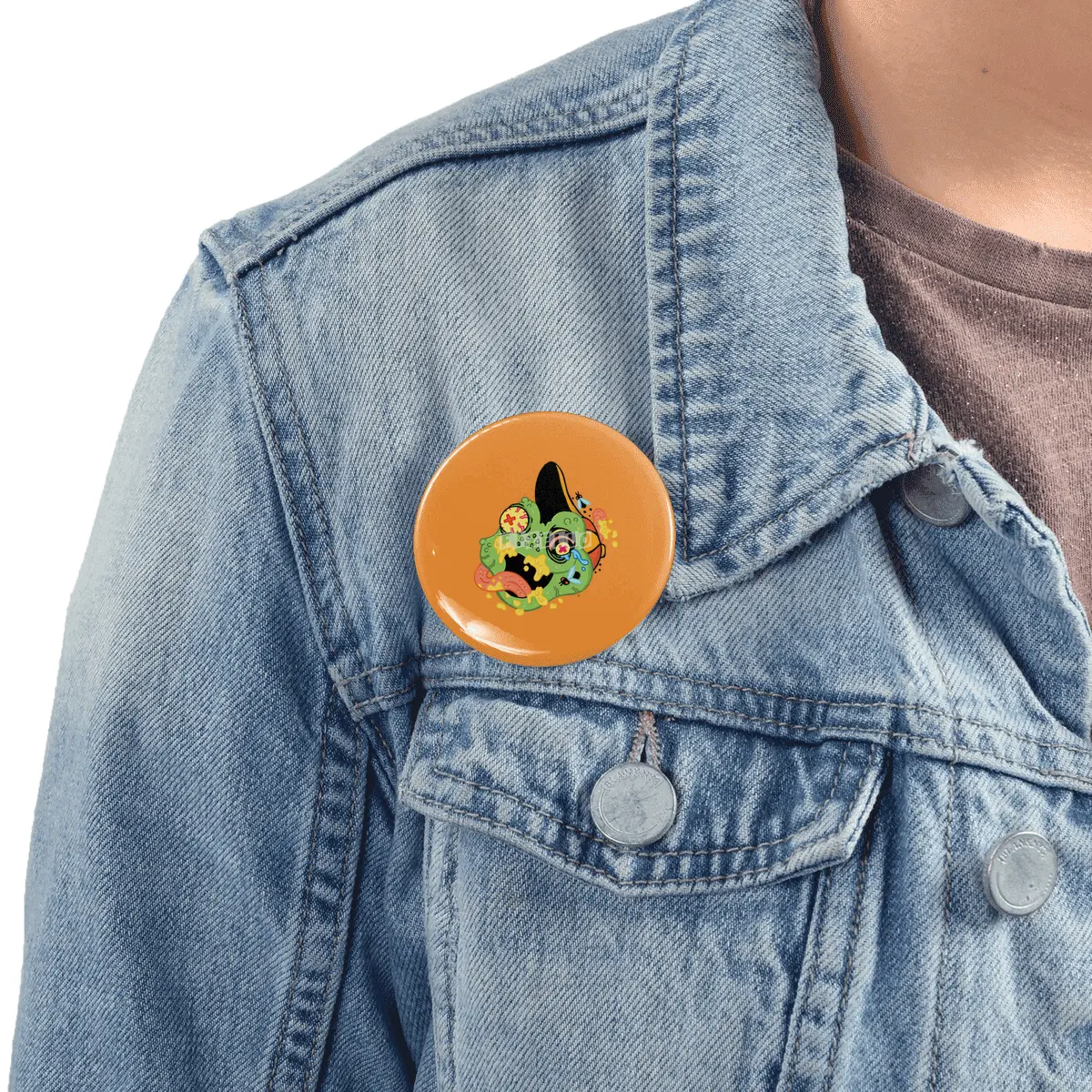 Smacky the Honey Frog Rozet
