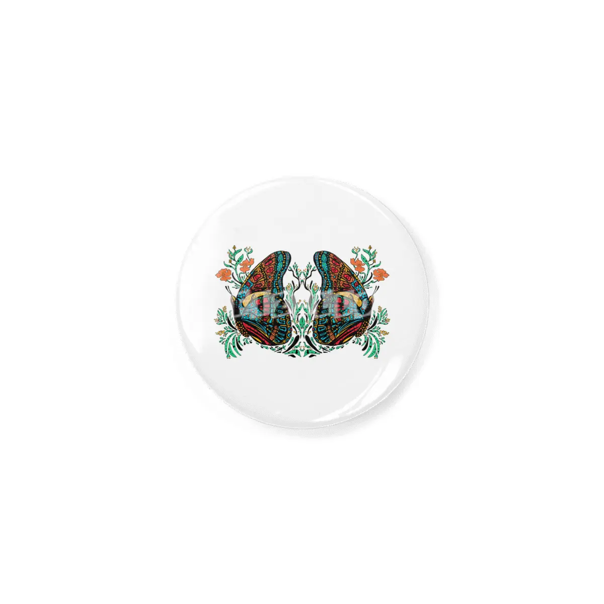 Turquoise Butterfly Rozet