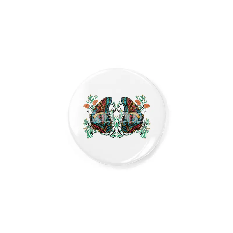 Turquoise Butterfly Rozet
