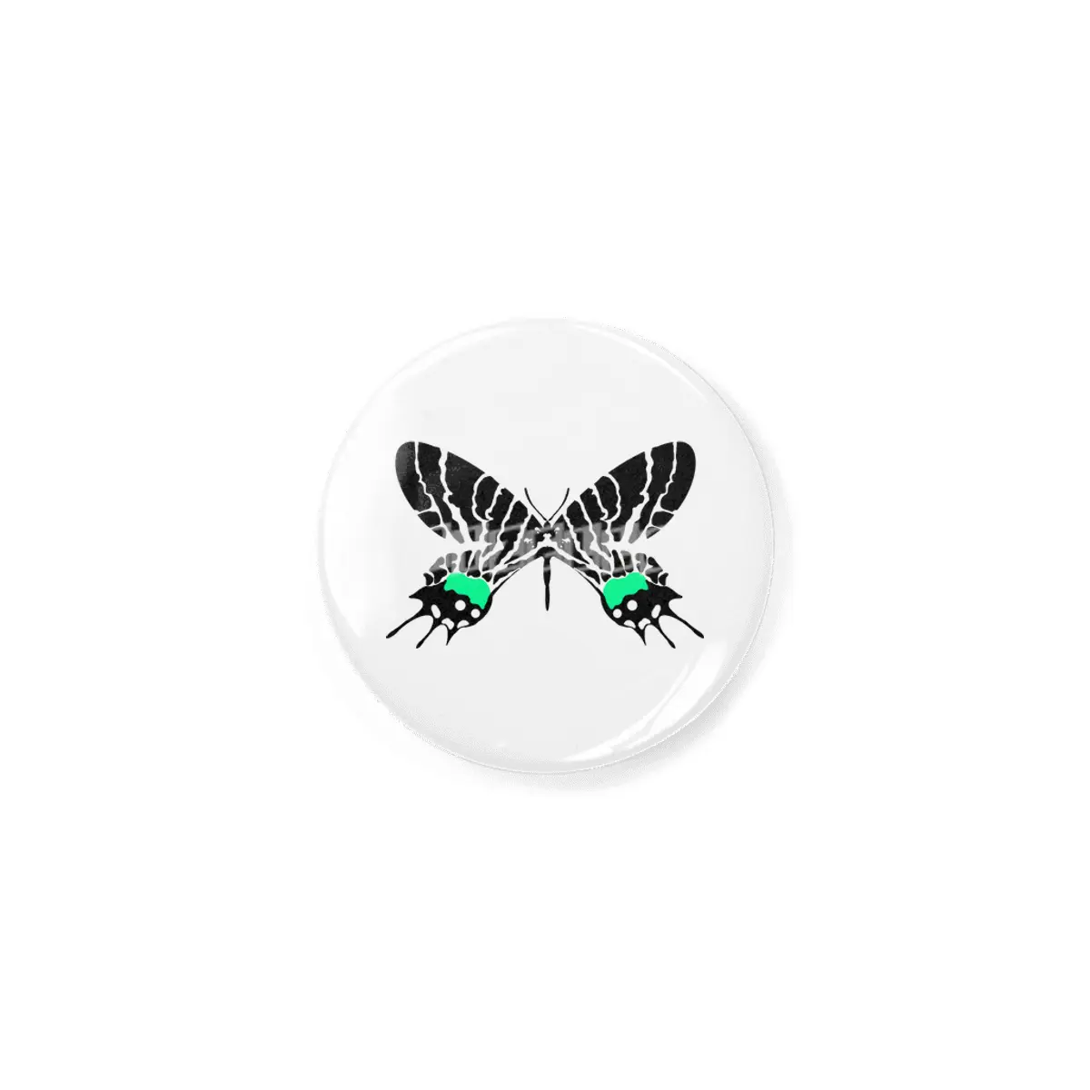 minty butterfly Rozet