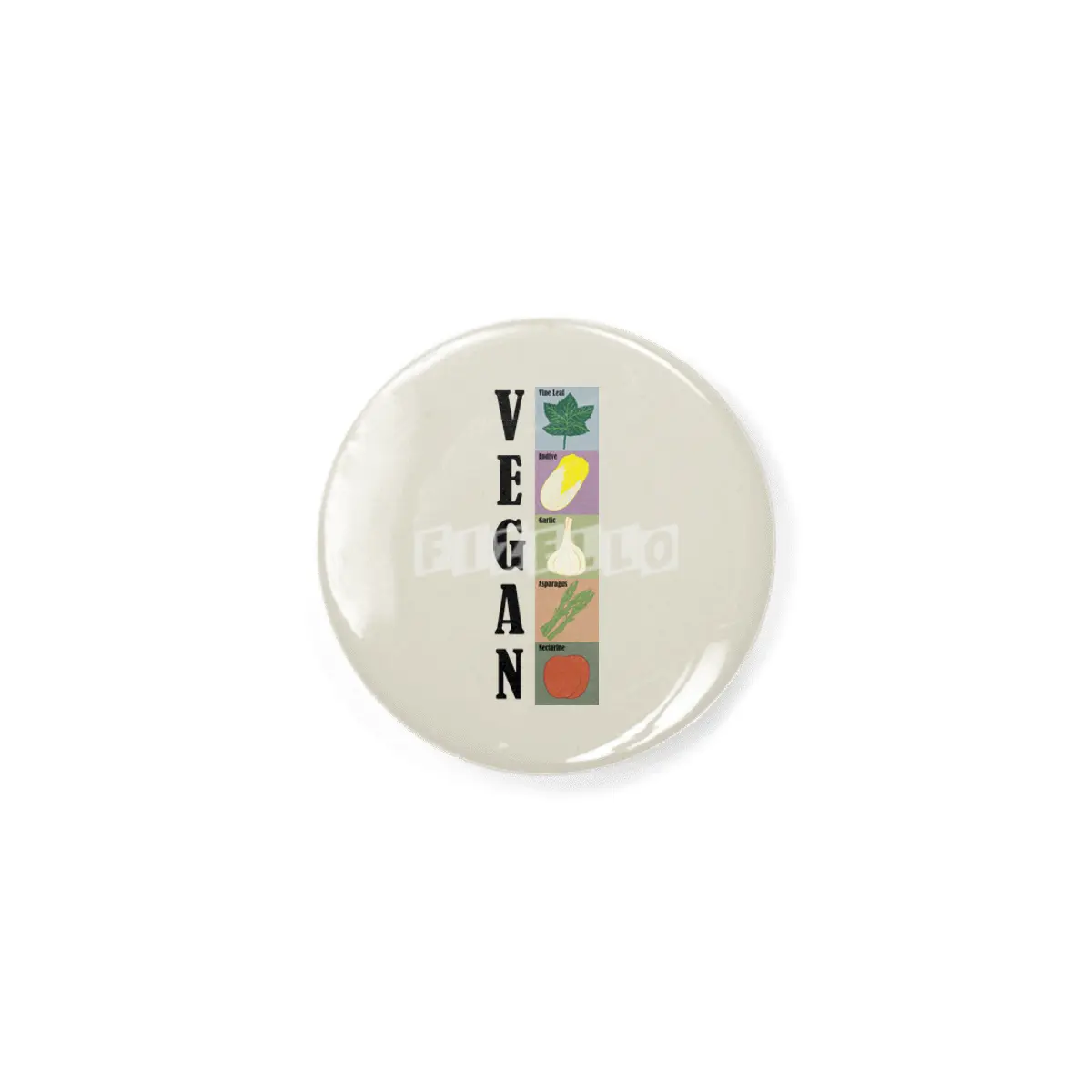 Vegan Alphabets Healthy Funny Vegetables Rozet