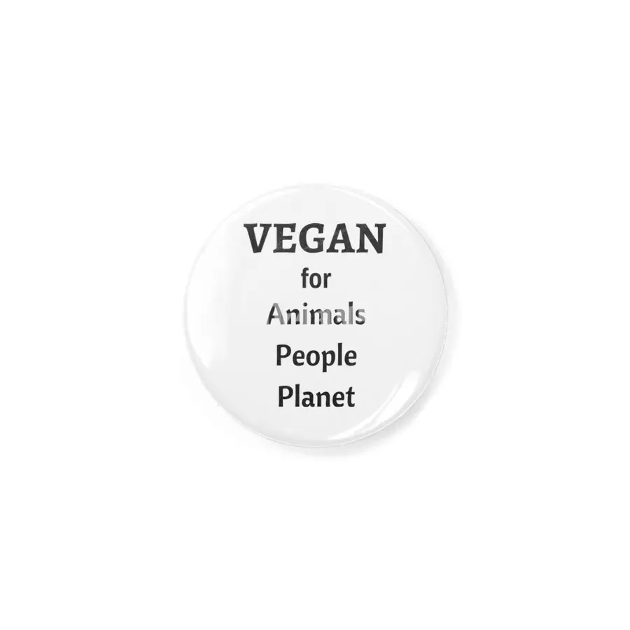 VEGAN for Animals People Planet Rozet