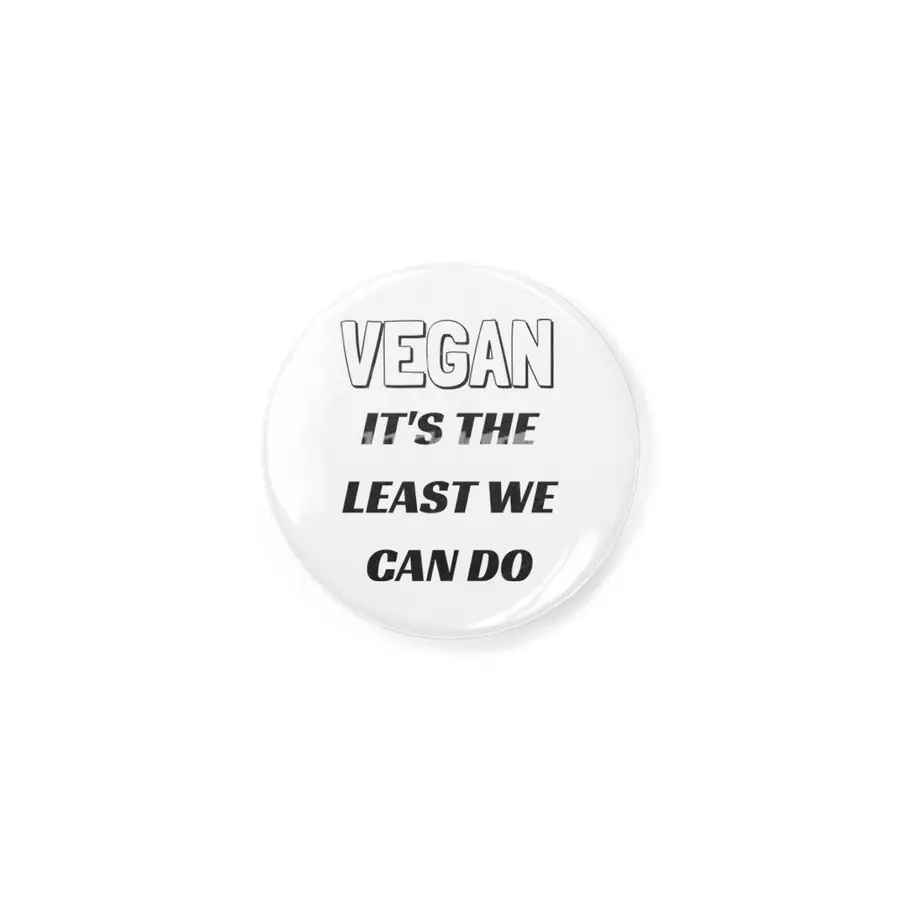 VEGAN IT'S THE LEAST WE CAN DO Rozet
