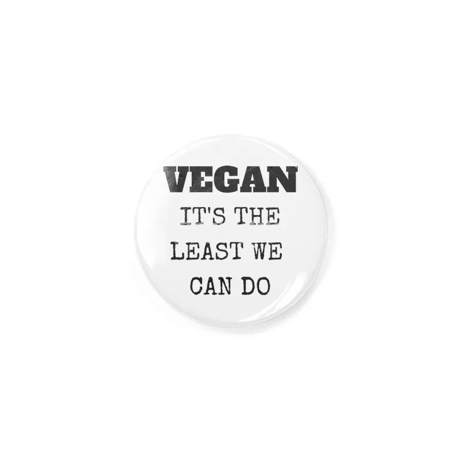 VEGAN IT'S THE LEAST WE CAN DO Rozet