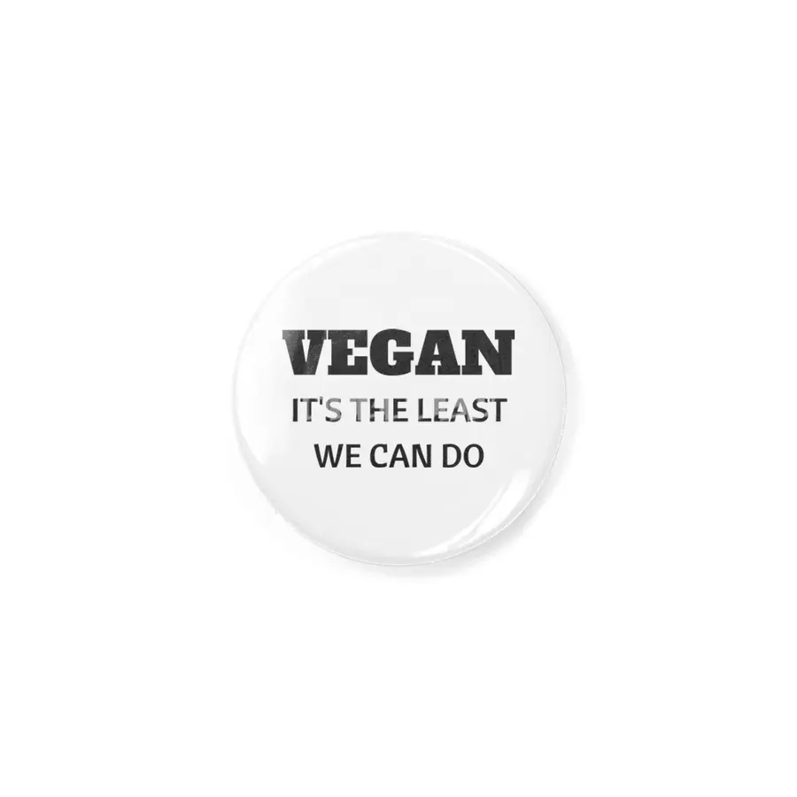 VEGAN IT'S THE LEAST WE CAN DO Rozet