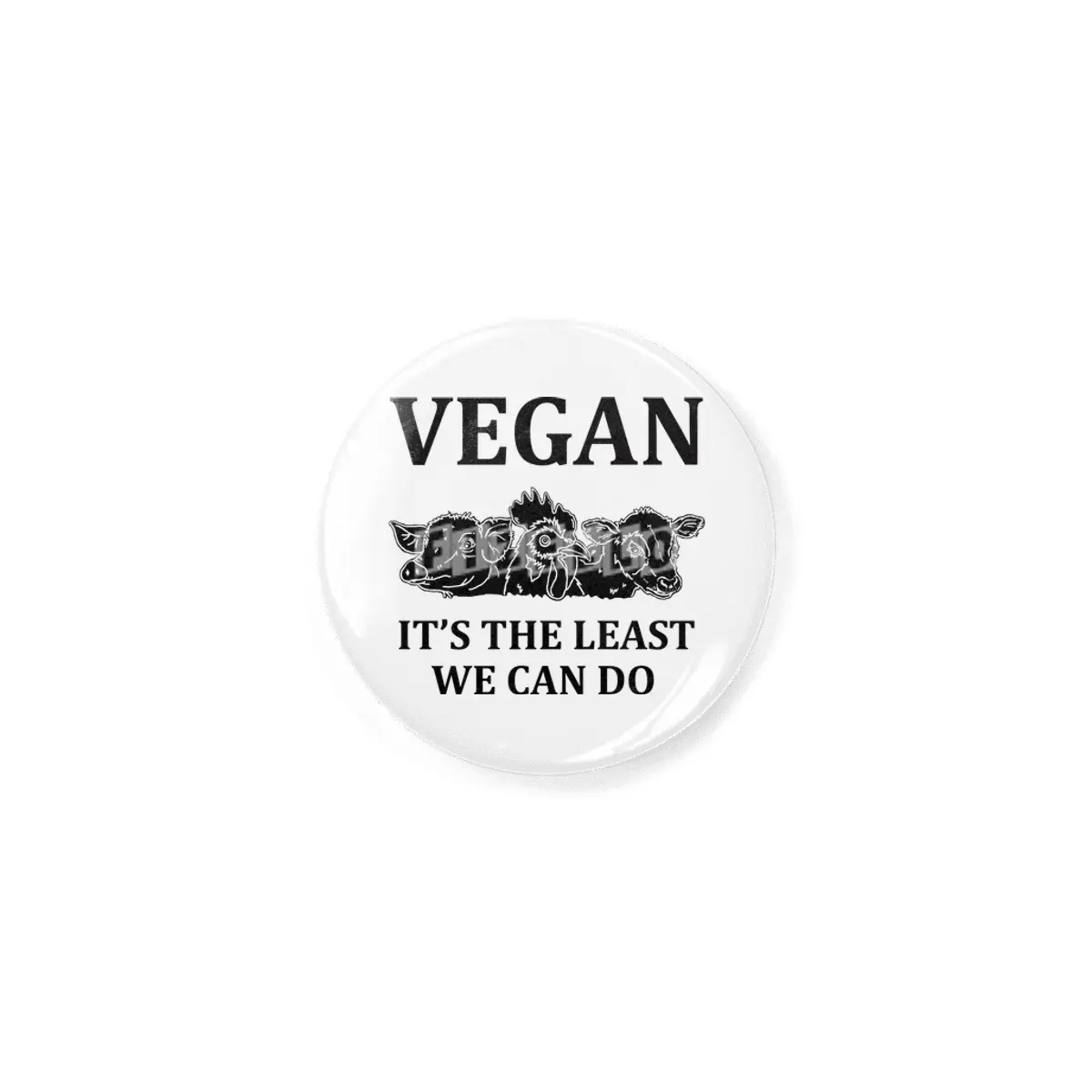 VEGAN IT'S THE LEAST WE CAN DO Rozet