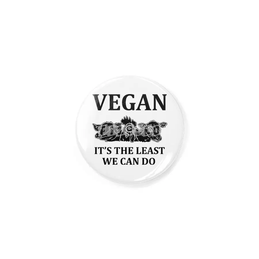 VEGAN IT'S THE LEAST WE CAN DO Rozet