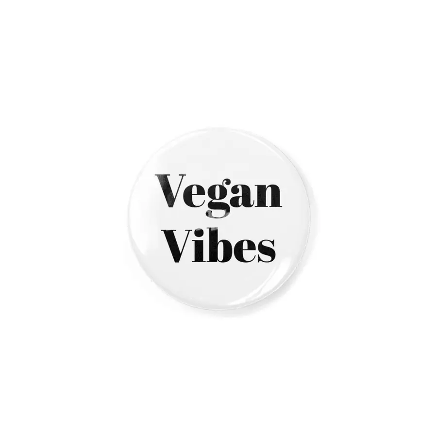 Vegan Vibes - Black Rozet