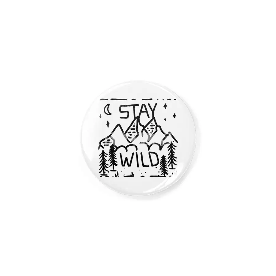 Stay Wild (black edition) Rozet