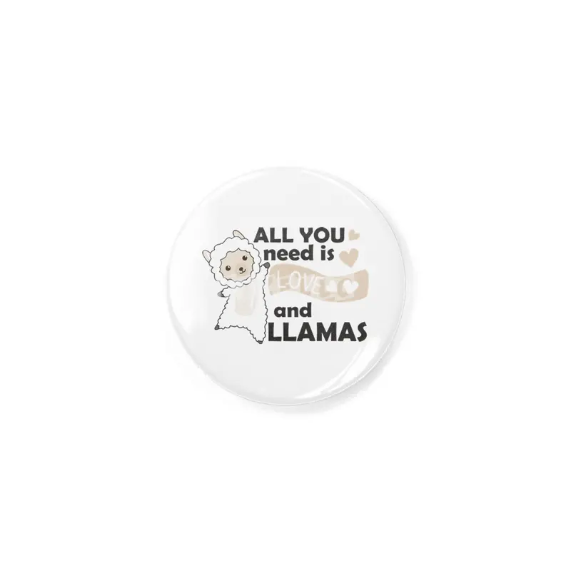 All You Need Is Love And Llama's Sweet Llama Heart Rozet