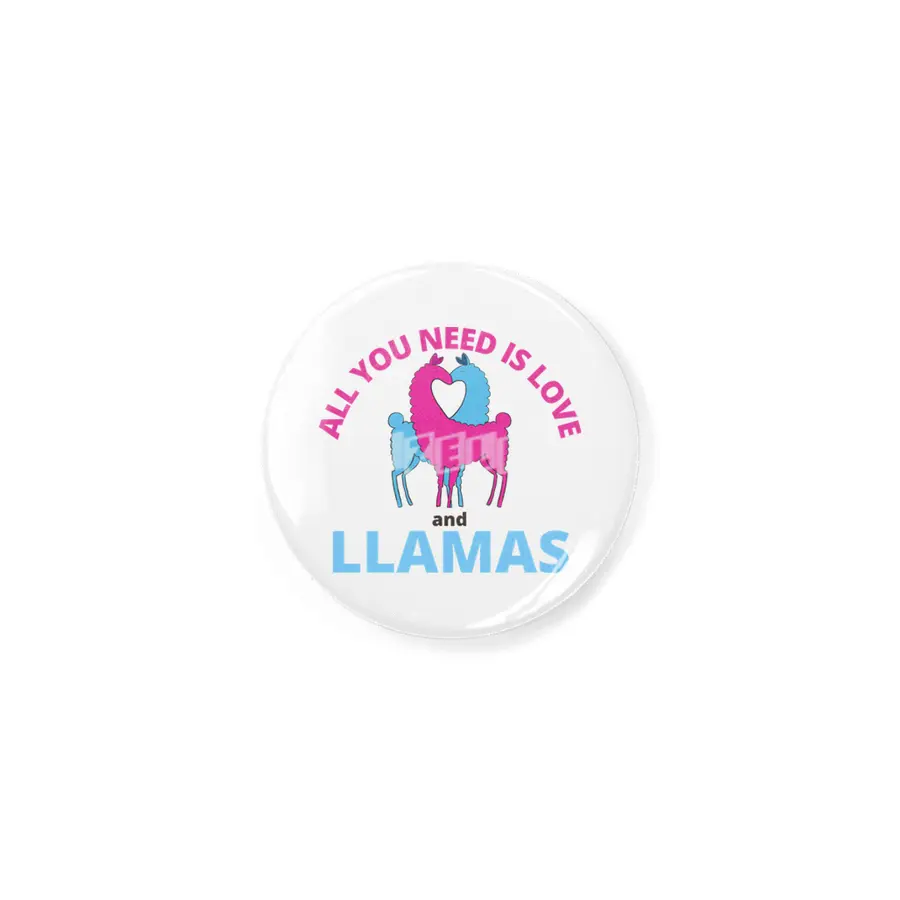 All You Need Is Love And Llamas Cute Animals Rozet