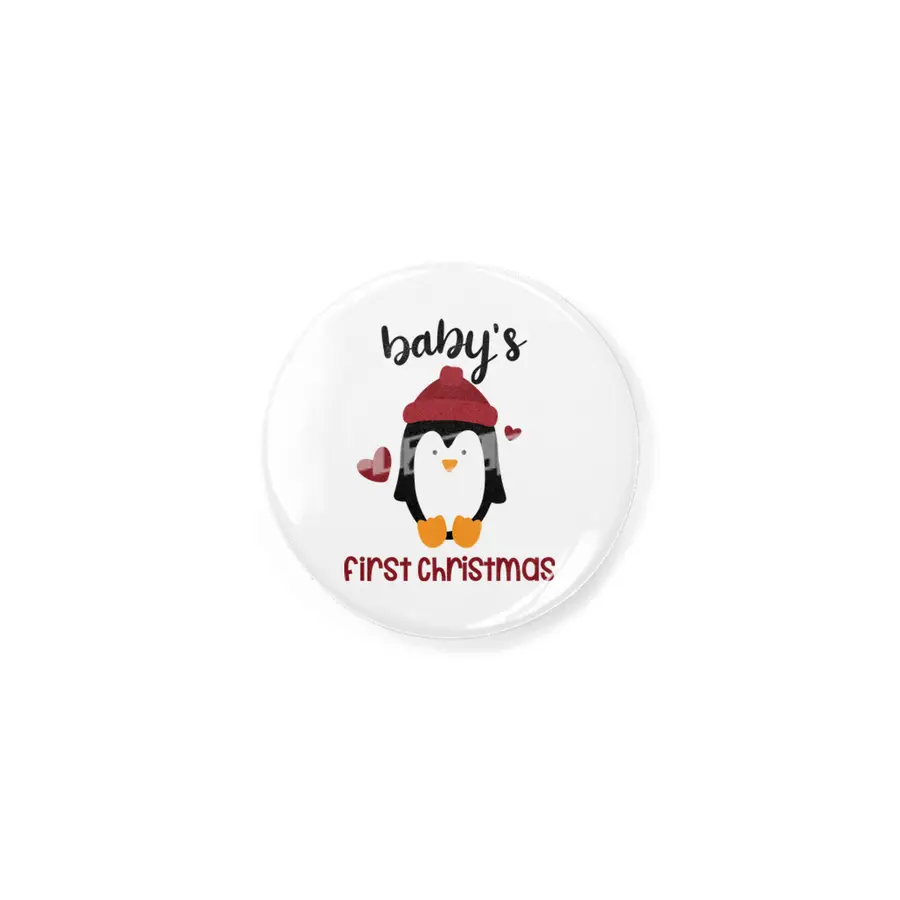 Babies First Christmas Merry Christmas Penguin Rozet
