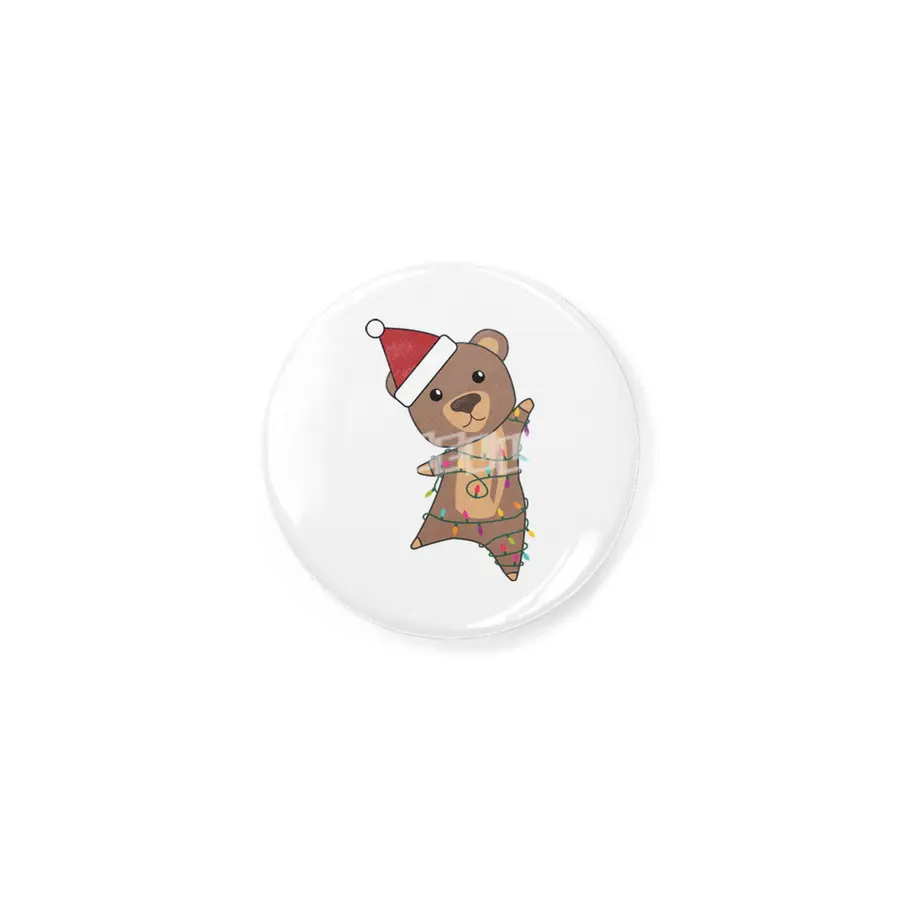 Bear Christmas Fairy Lights Cute Animals Kids Rozet