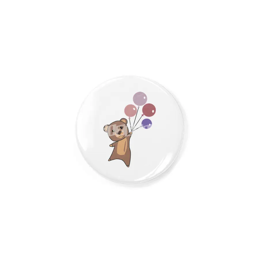 Bear Flies Up With Balloons Cute Animals Rozet