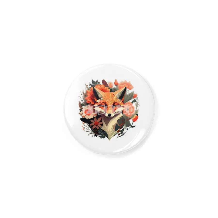 fox with flowers Rozet