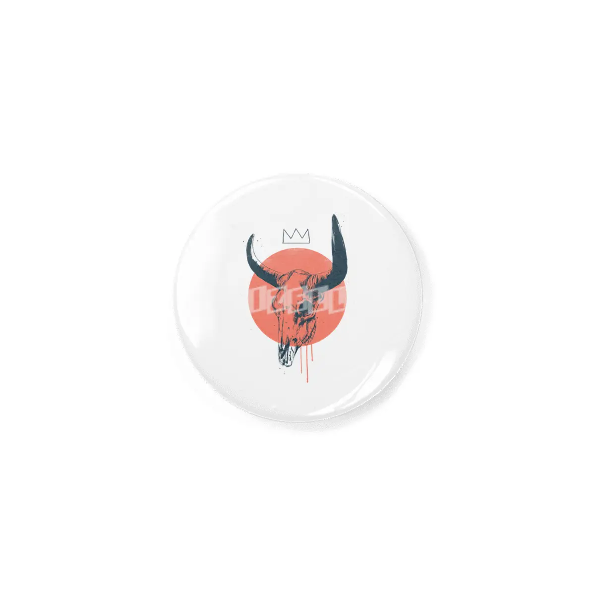 Bull Skull Rozet