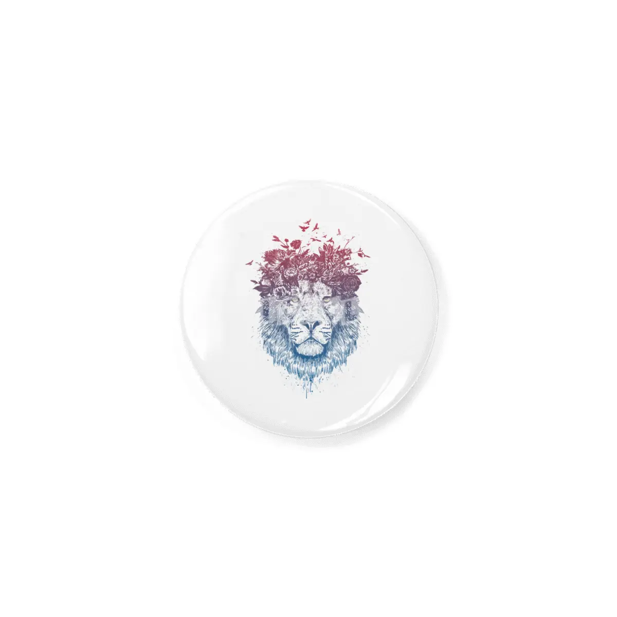Floral lion Rozet