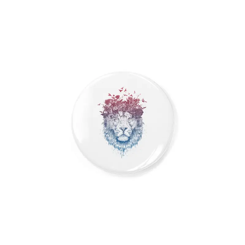 Floral lion Rozet