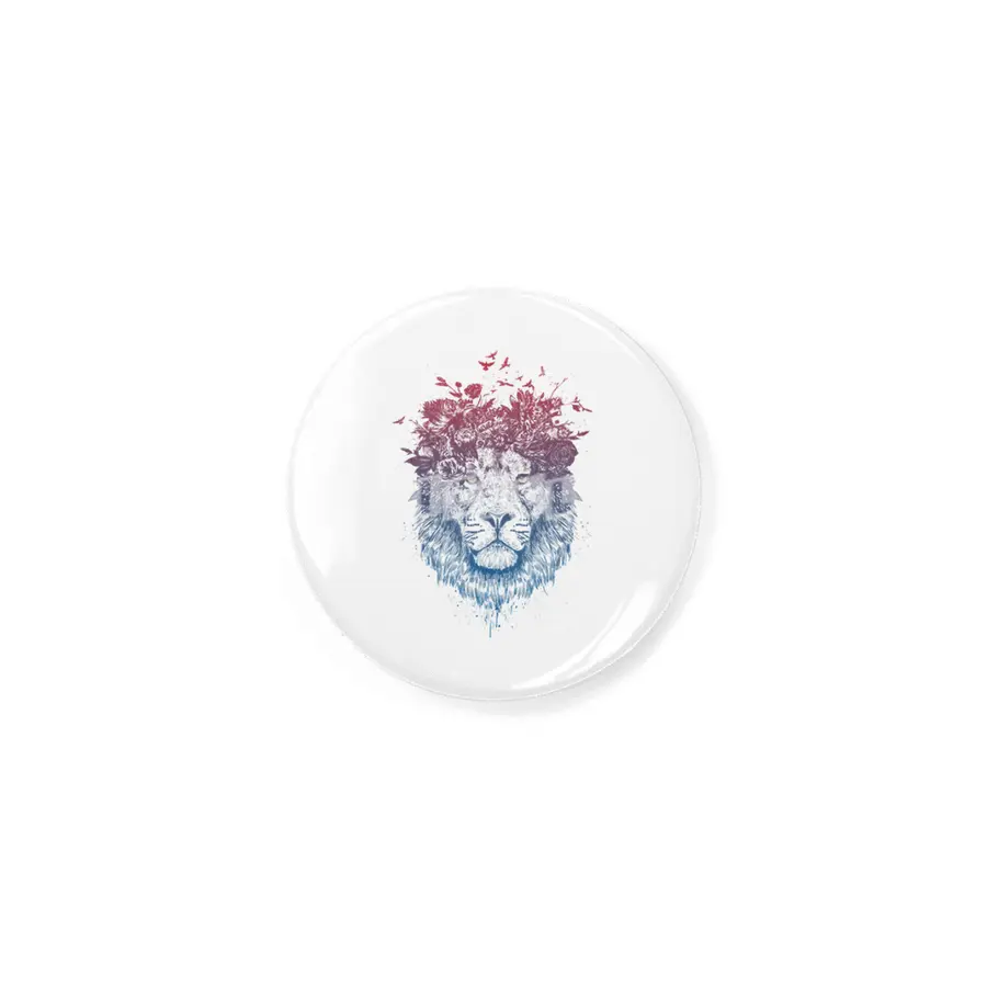 Floral lion Rozet