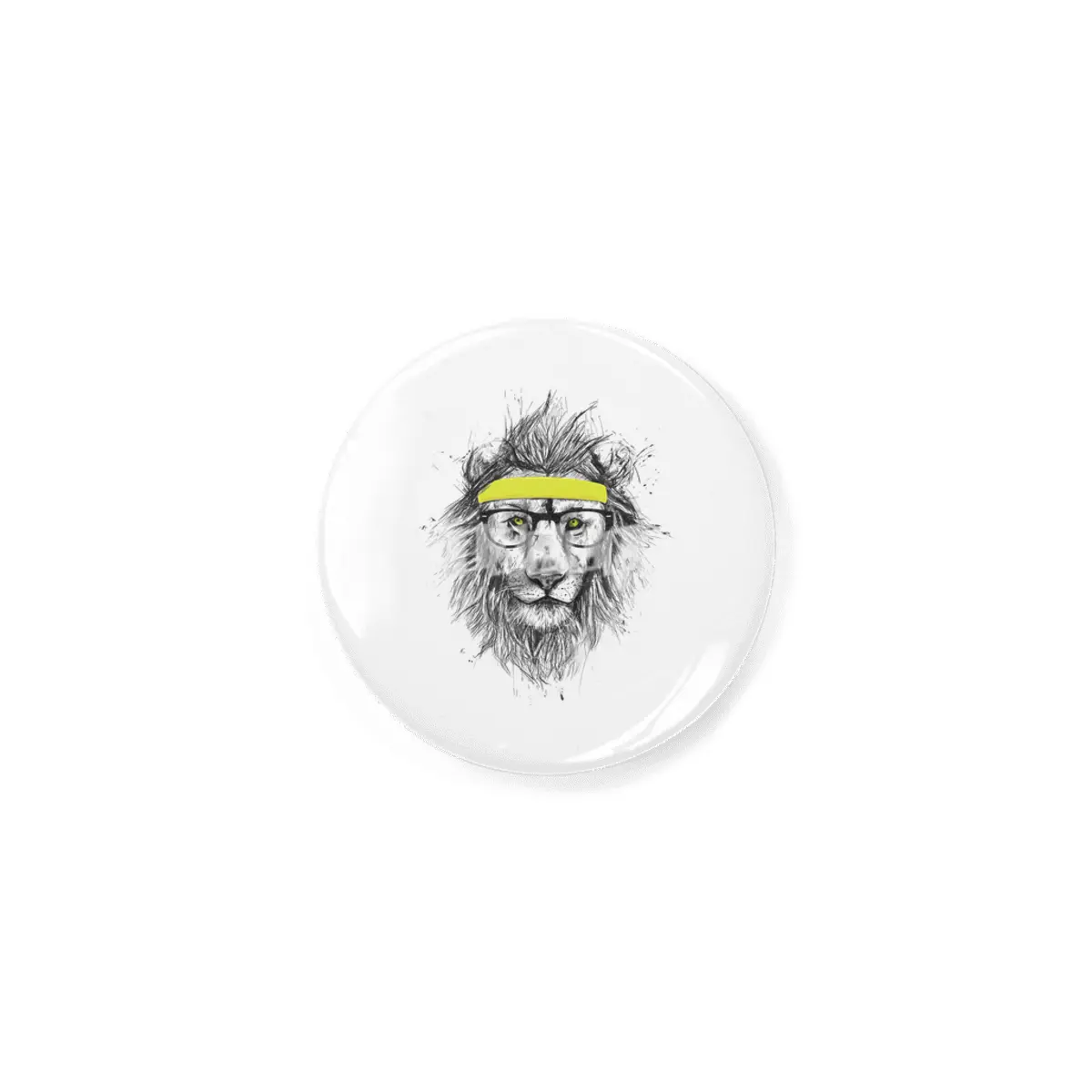 Hipster Lion Rozet