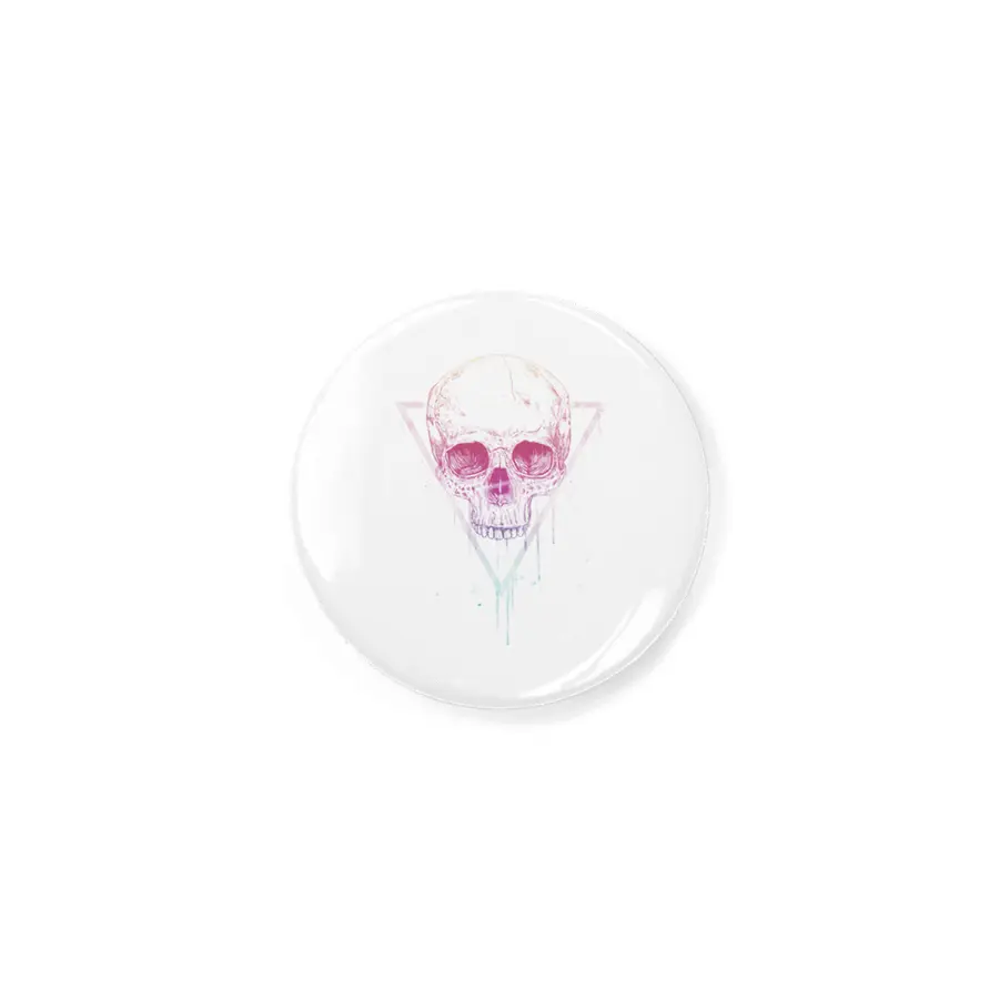 Skull in a triangle Rozet