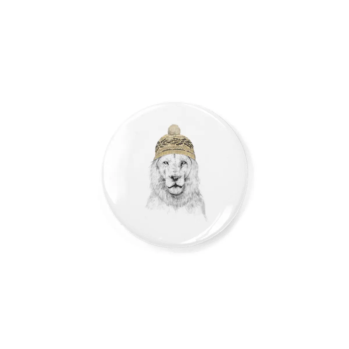 Winter lion Rozet