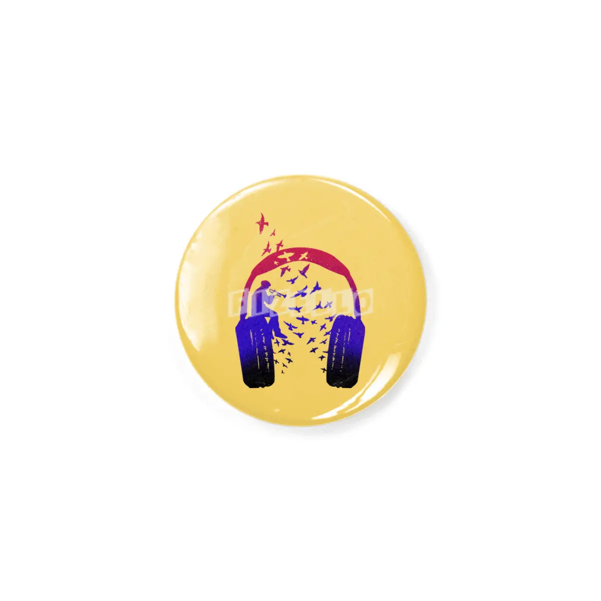 Headphone Music Bugle Rozet