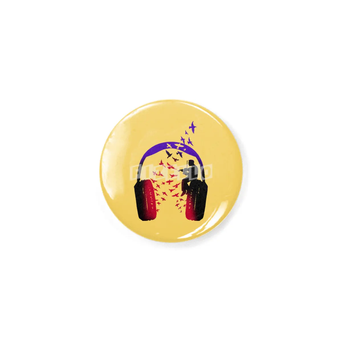 Headphone Music Violin Rozet