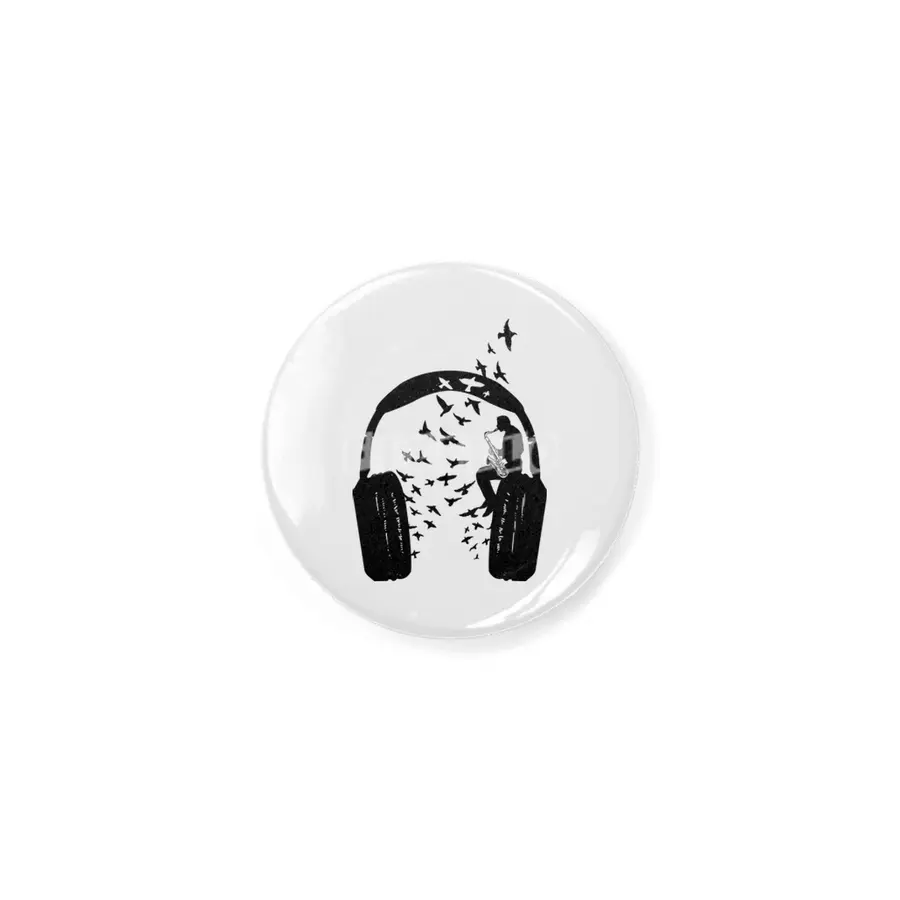 Headphone Saxophone Rozet