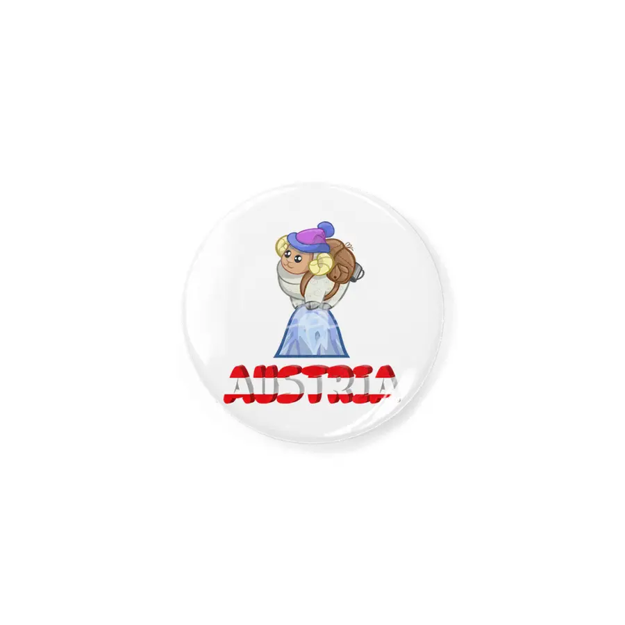 Austria Holiday Eagle Alps Mountains Gift Rozet