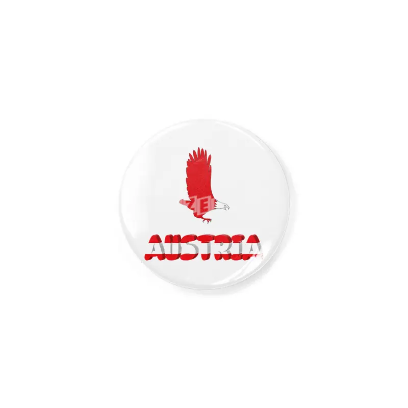 Austria Holiday Eagle Alps Mountains Gift Rozet